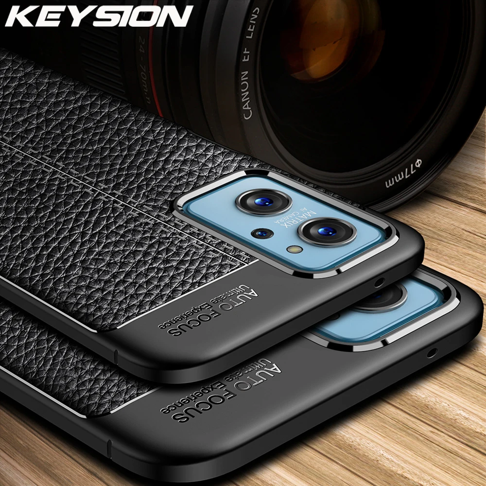 KEYSION противоударный чехол для Realme 9i GT 2 Pro 5G Explorer Master кожаная Текстура силиконовая