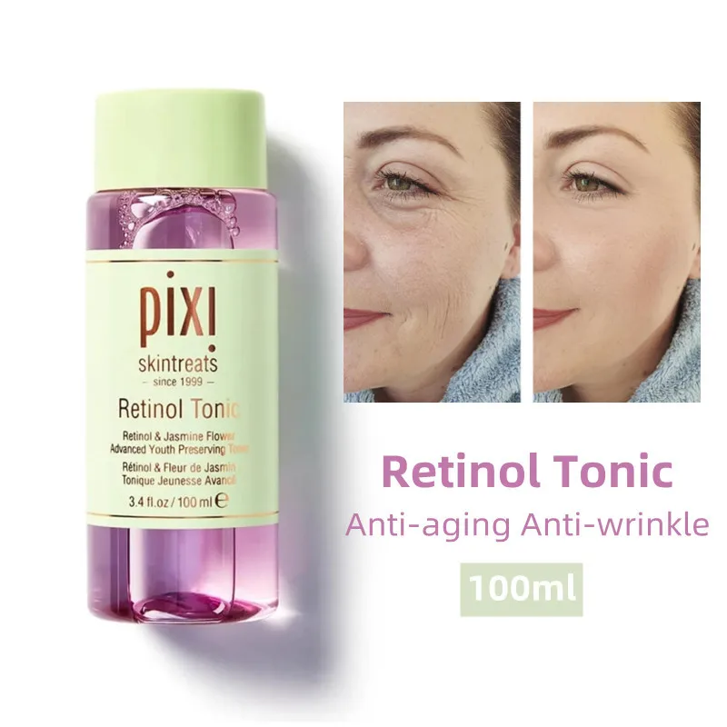 PIXI Retinol Tonic Anti-Aging Facial Toner Anti-Wrinkle Reduces Fine Lines Promote Collagen Regeneration Smooth Skin Care 100ml
PIXI Retinol Tonic Anti-Aging Facial Toner Anti-Wrinkle Reduces Fine Lines Promote Collagen Regeneration Smooth Skin Care 100ml