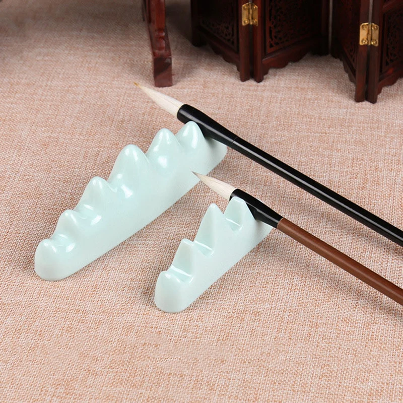 

1pcs Ceramic Writing Brush Holder Chinese Calligraphy pen holder For Painting