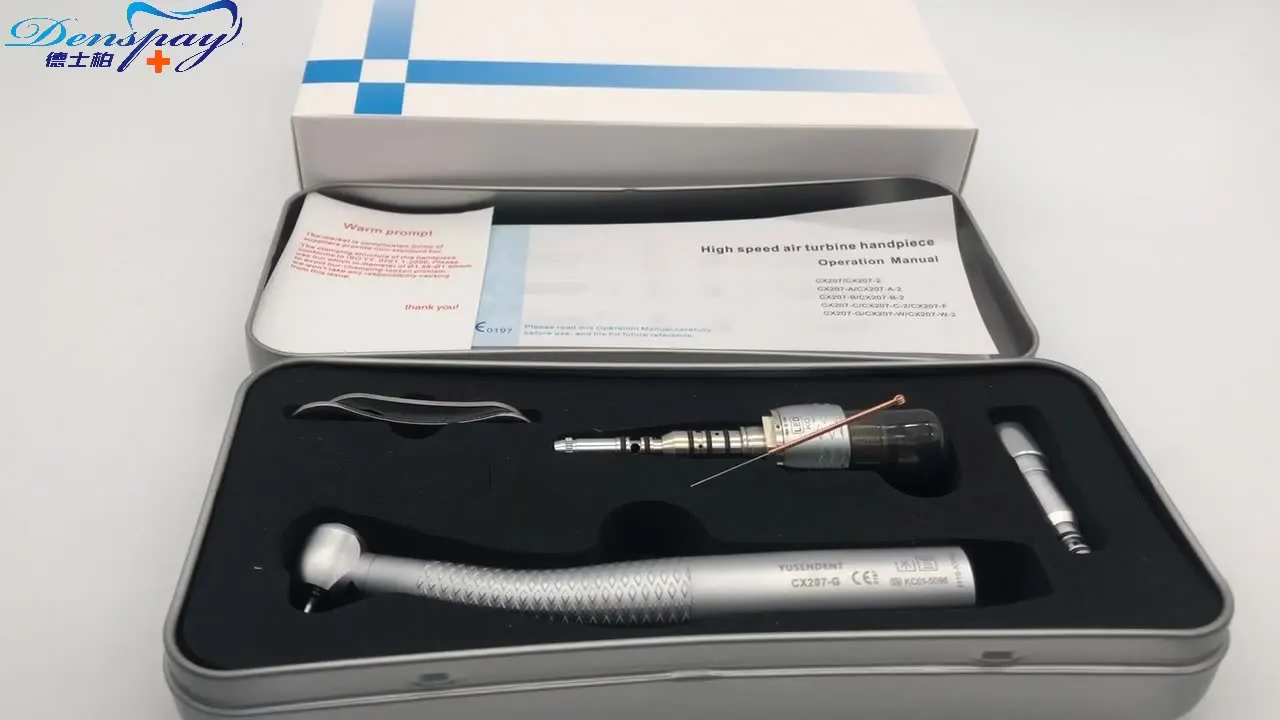 

Denspay YUSENDENT CX207-GS-TPQ High Speed Fiber optic Handpiece