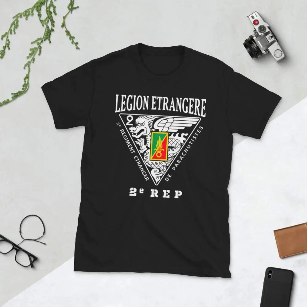 

Legion Etrangere Paratrooper French Foreign Regiment Legio Men T-Shirt Short Casual 100% Cotton O-Neck Men Clothing