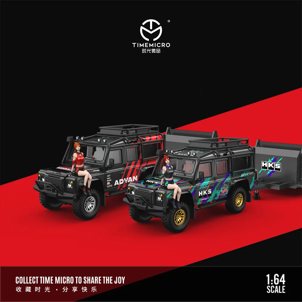 Литая под давлением модель автомобиля из сплава TIME MICRO 1:64 для коллекции дисплея и