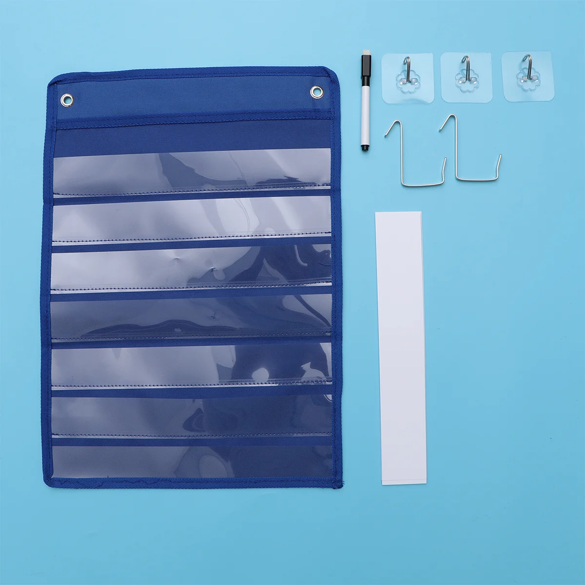 

Pocket Chart Classroom Wall Schedulehanging Charts Organizer Pockets Clear Standard Daily Storage Strips Sentence Kids Weather