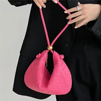luxury ladies handbags high quality pu wrist bags personality woven bags designer handbags clutches fashion shoulder bags