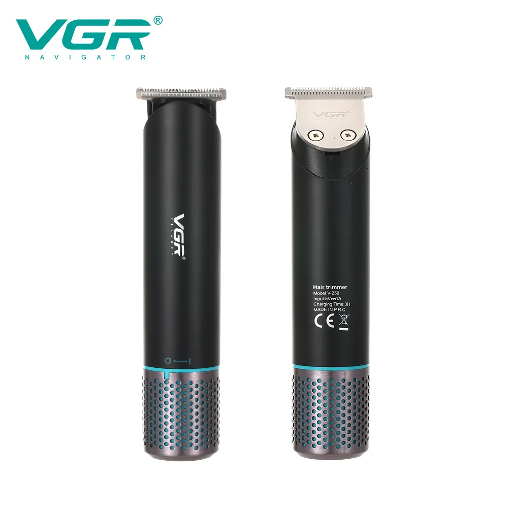 

Триммер для волос VGR v250, USB аккумуляторная машинка для стрижки волос, легкая машинка для стрижки волос