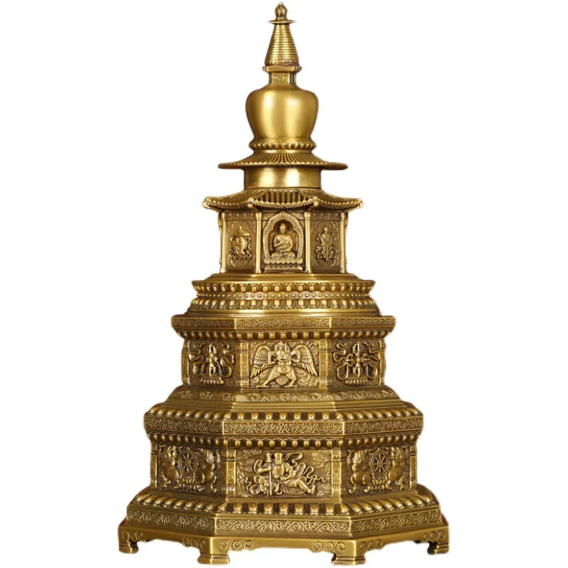 Брикет из чистой меди башня Багуа девятиэтажная