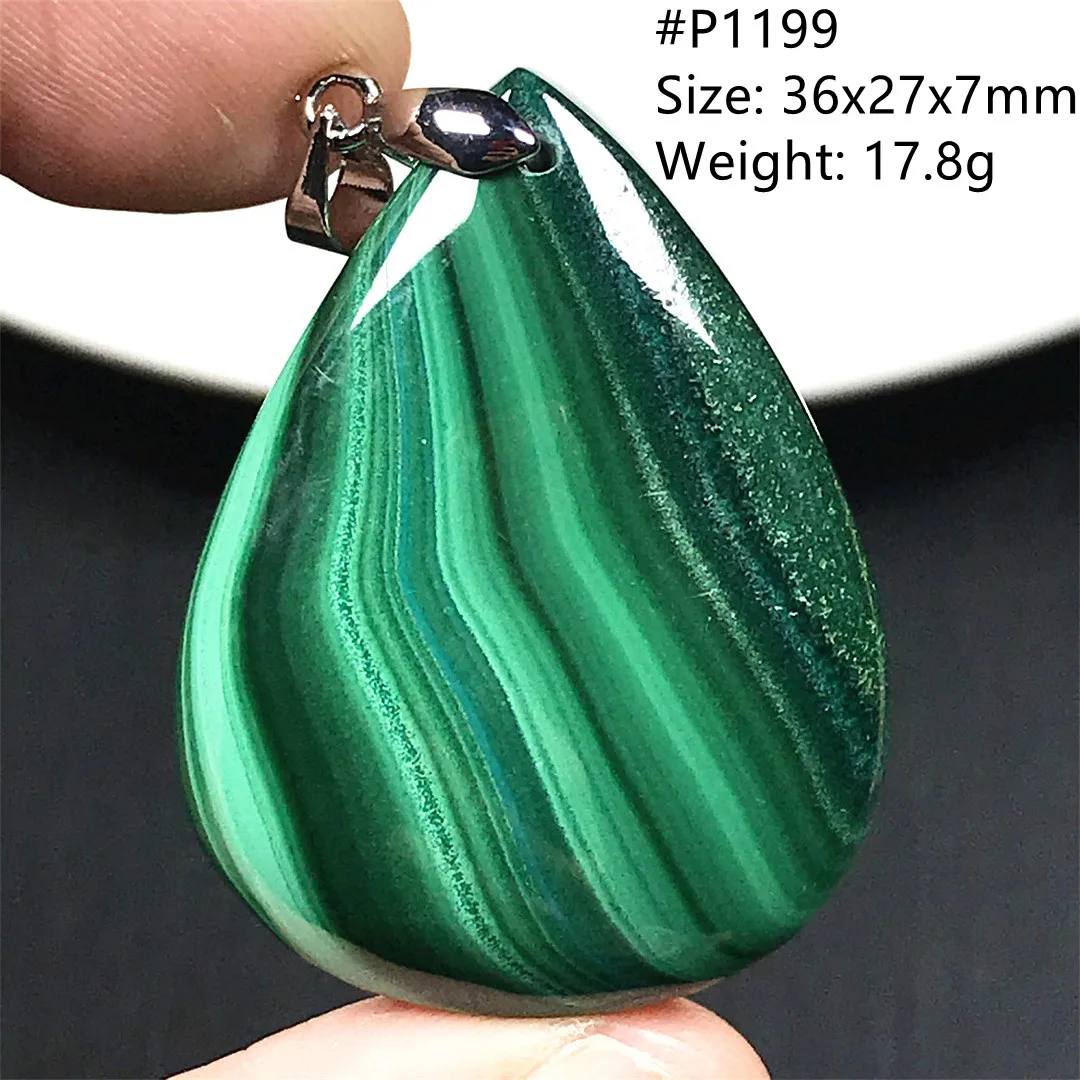 Кулон из натурального зеленого малахита для женщин и мужчин подарок лечебный