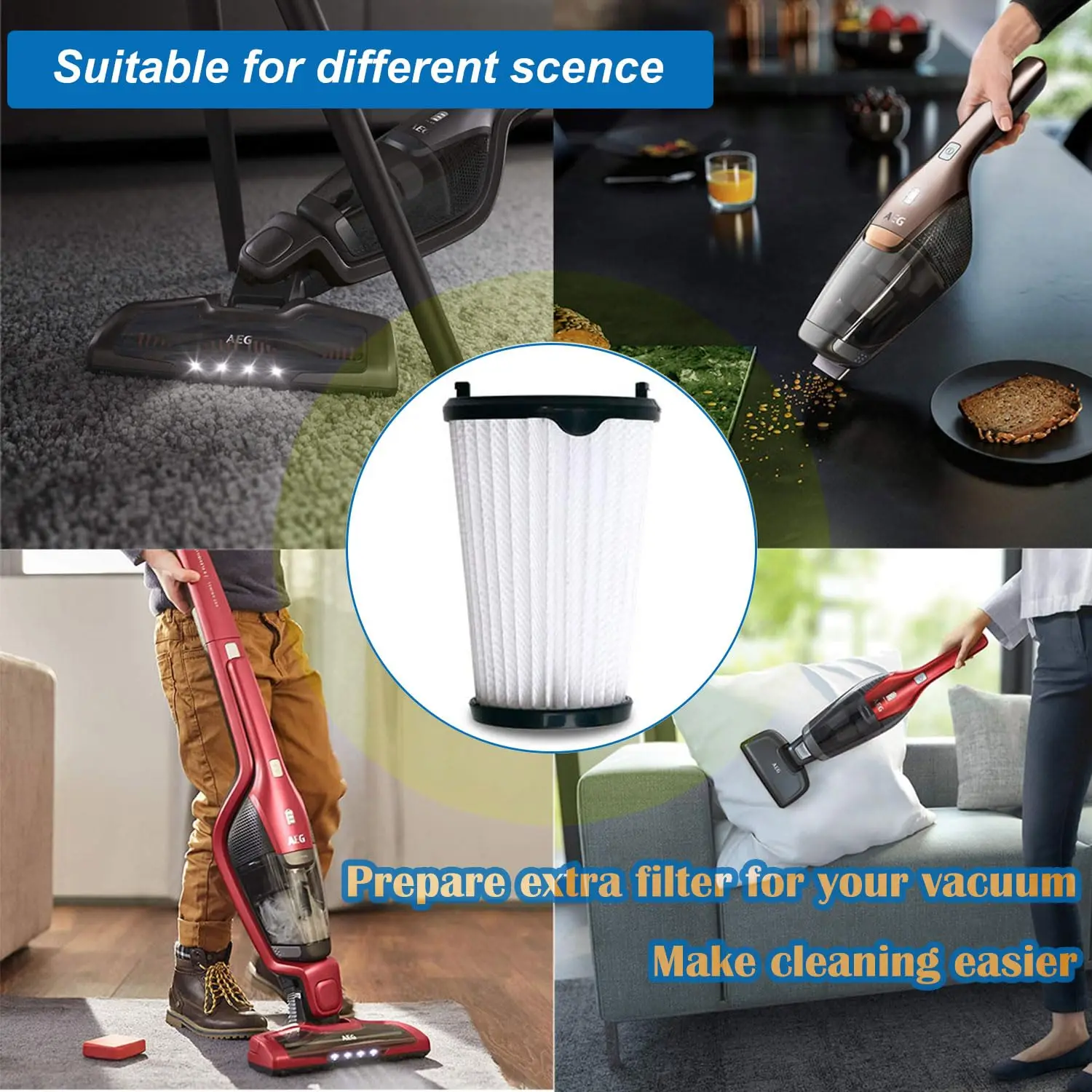 Запчасти для пылесосов AEG CX7 CX7-2 AEF150 Electrolux EER73DB EER73BP EER73IG