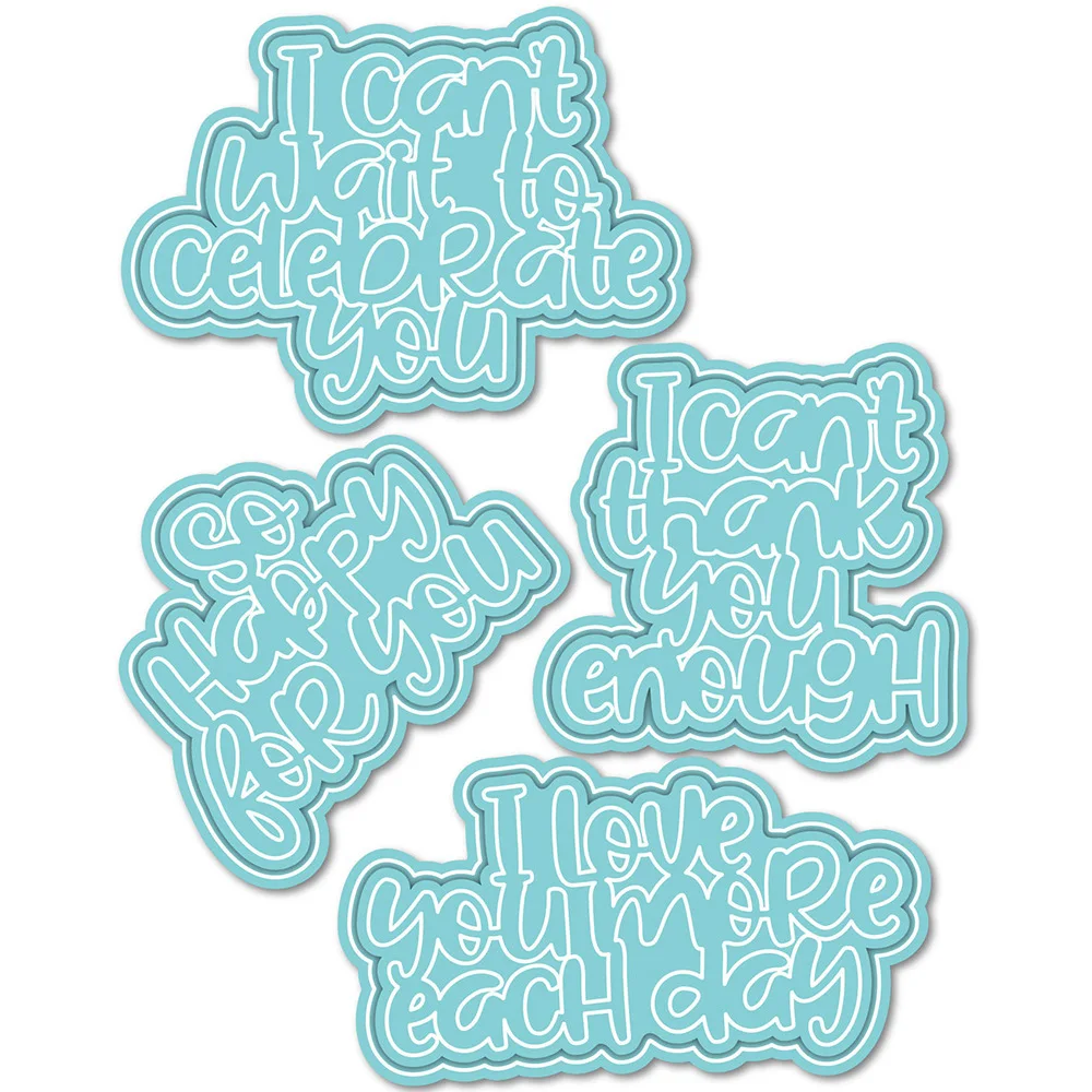 English Wood Frame Metalowe matryce do wycinania albumu DIY Scrapbook Paper Card Decoration Crafts Embossing 2022 nowe