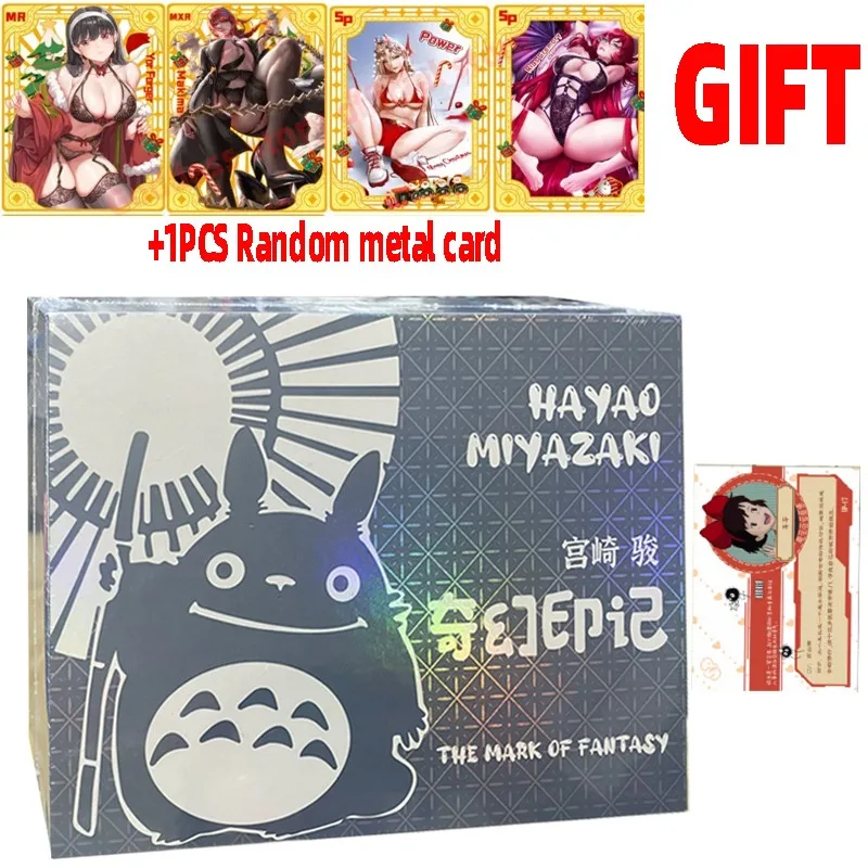 

Новинка 2023, карты Hayao Miyazaki Lp Skp Sp Cp Booster, промо-пакет, детская Подарочная игра для детей, семейные рождественские игрушки