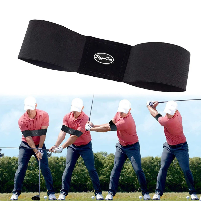 

1PC Professional Elastic Golf Swing Trainer Arm Belt Gesture Alignment Training Aid