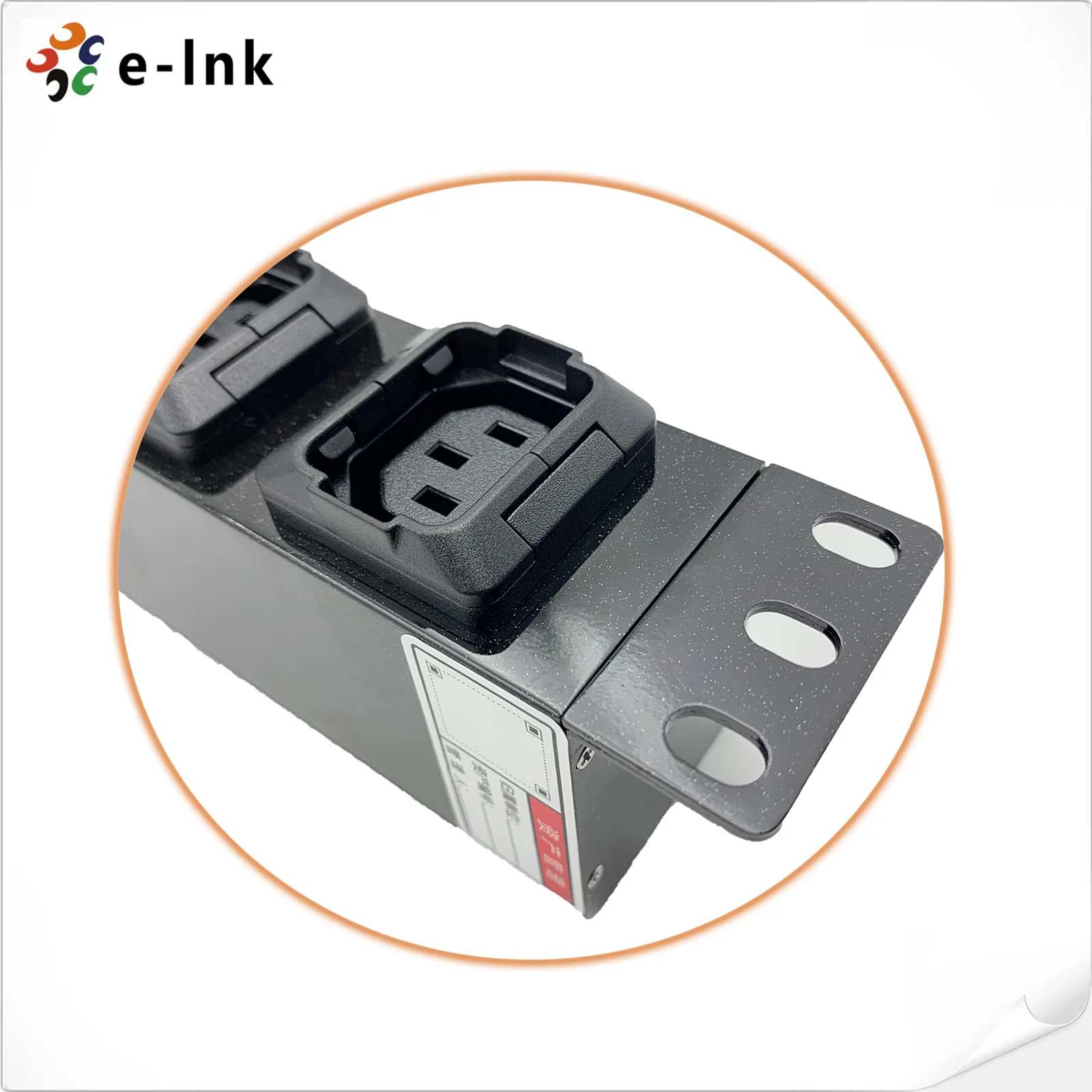 19 Inch 1U 6 Outlets Intelligent Metered PDU with Smart Power Meter, Power Distribution Unit 85–265V AC, 10KA Surge Protection,