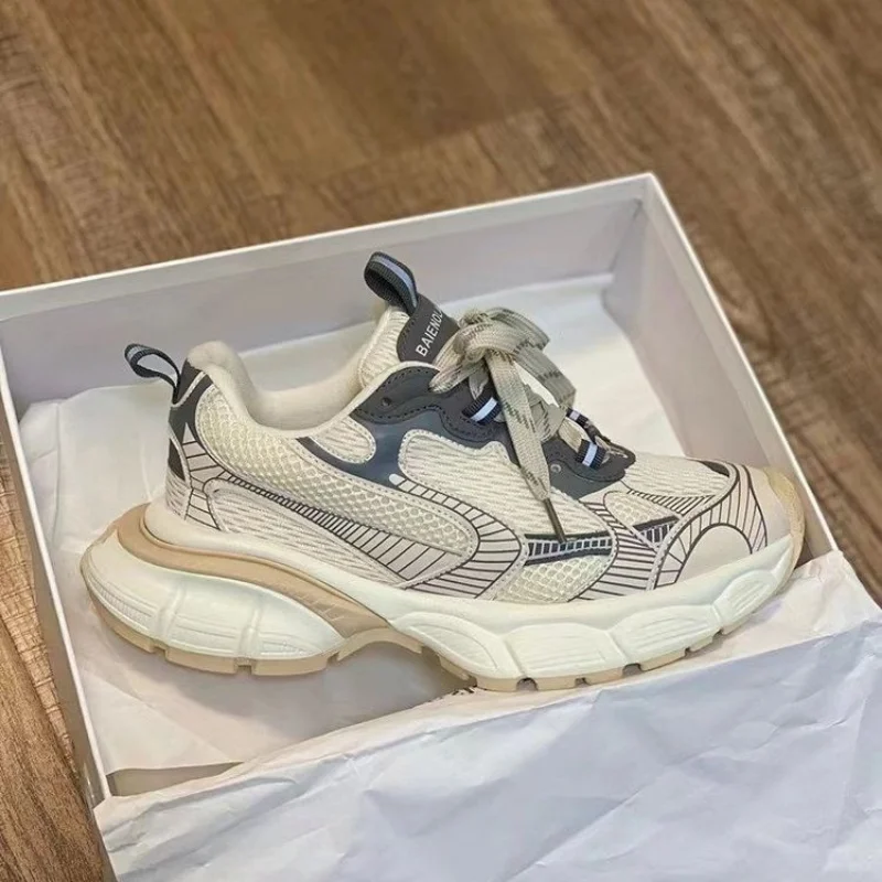 

Дышащие уличные кроссовки для бега на толстой подошве, Новинка лета 2023, мужская спортивная обувь, модная удобная дизайнерская повседневная обувь светильник