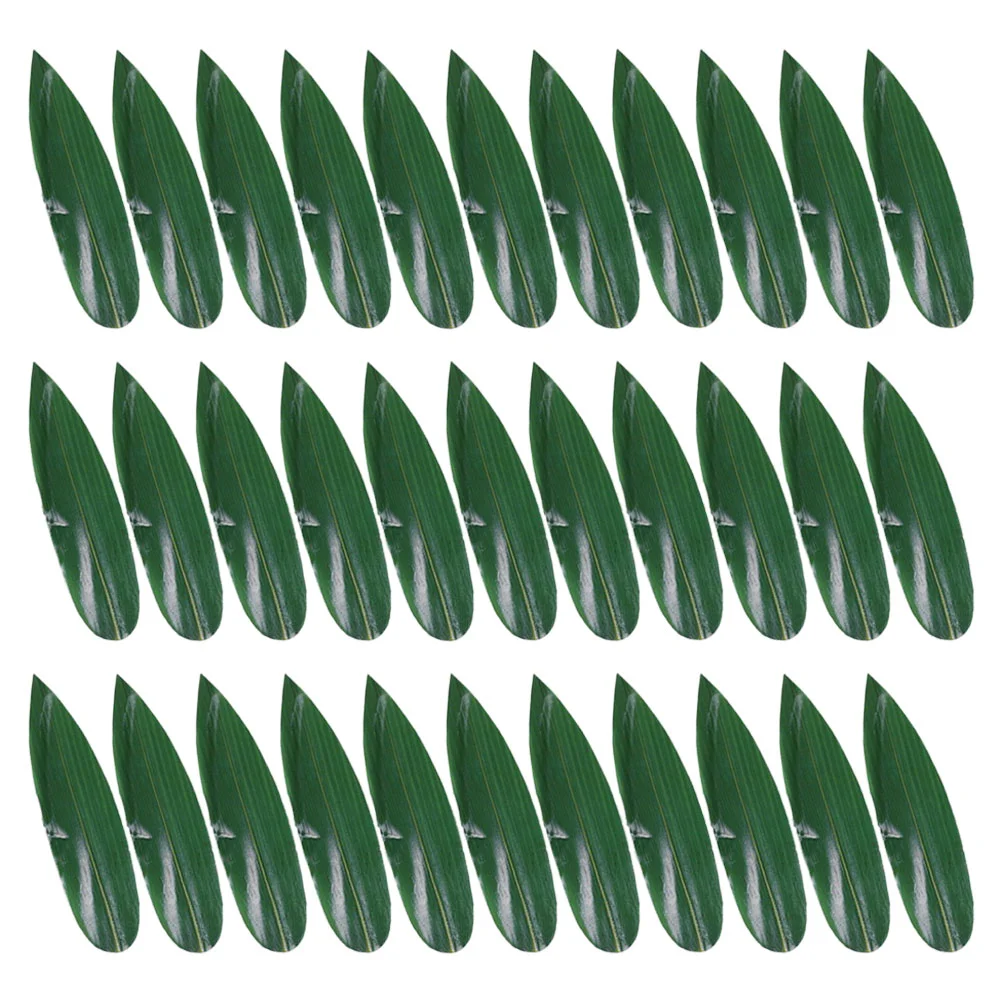 

Japanese Food Mat Japanese Restaurant Sashimi Serving Ornaments Sashimi Serving Leaves Food Bamboo Leaves Food Leaf Mats