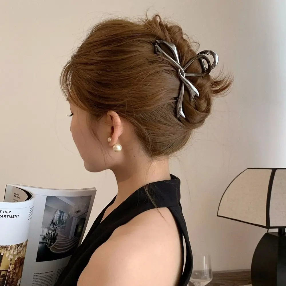 Модная металлическая лента заколка для волос в виде акулы Креативные аксессуары