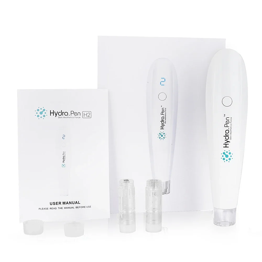 Hydra Pen H2 Профессиональная ручка Microneedling с 2 картриджами Автоматический аппликатор