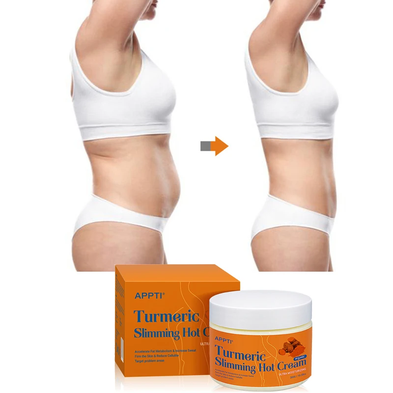 

Herbal Turmeric Cream Weight Reducing Slimming Ginger Body Care Massage Cream whitening skin cream For body care free shipping