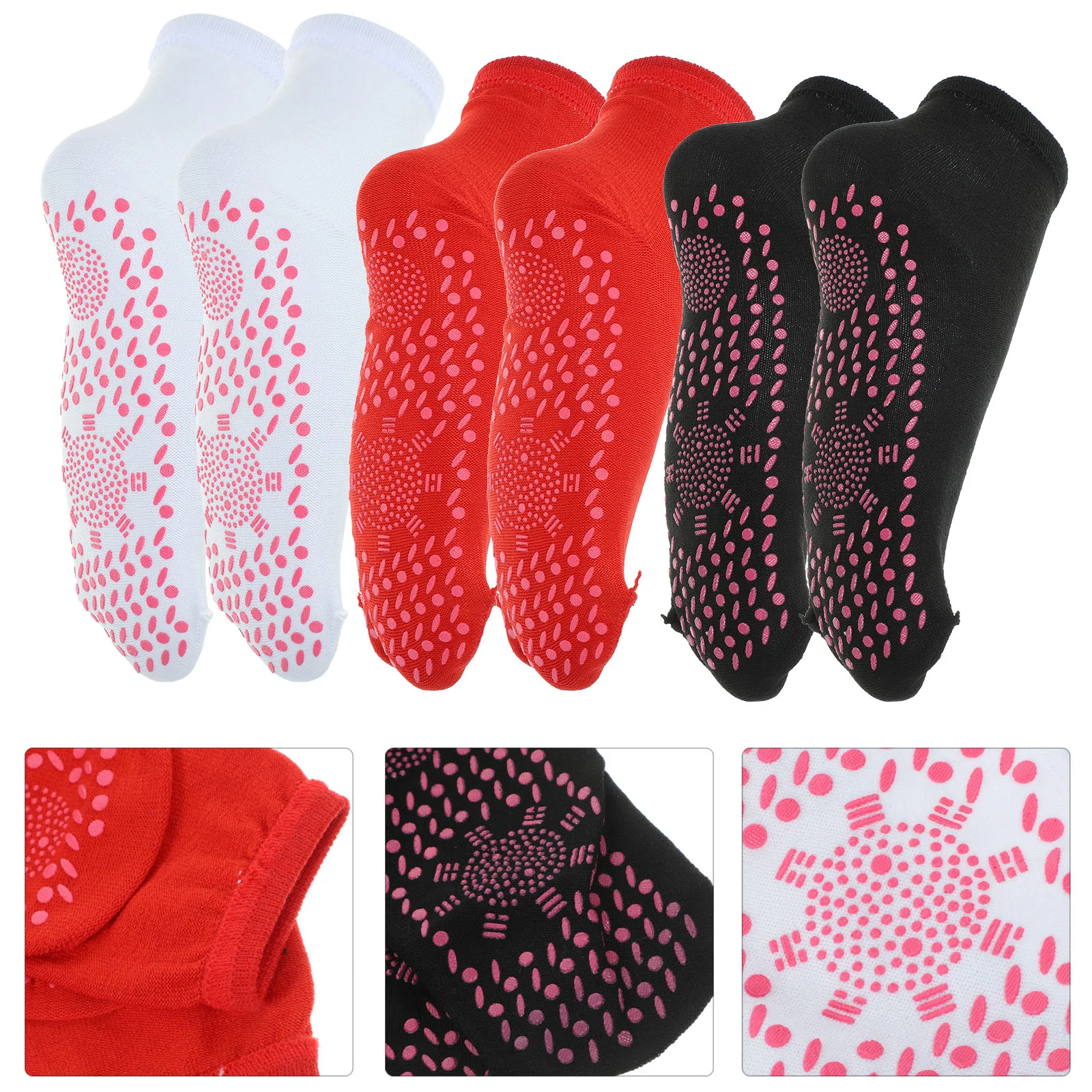 

3 Pairs Calcetines De Algodon Para Hombre Self Heating Socks Foot Care Ski Comfortable Unisex Warm Outdoor Heated Cotton Man