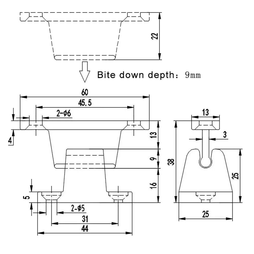 Комплект фиксаторов дверей Т-образный стопор двери Стопорная защелка для