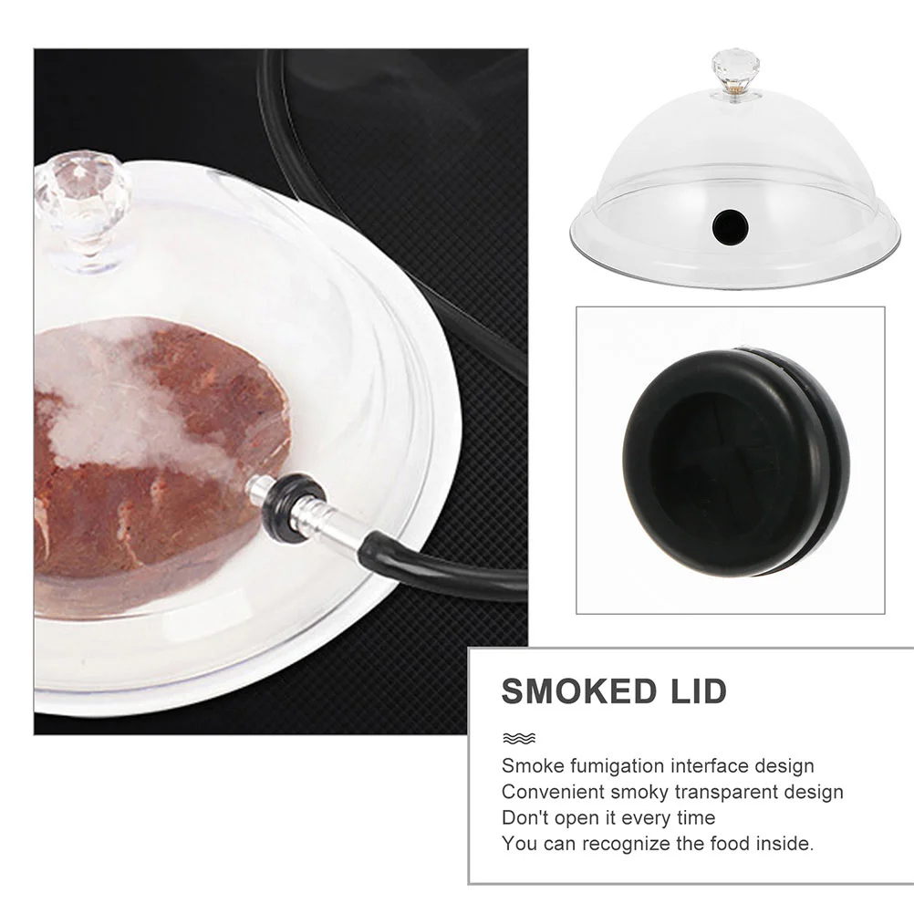 

Cover Dome Cake Cloche Infuser Lid Dessert Display Clear Acrylic Protector Tent Screen Cheese Cupcake Stand Plate Bell Cocktail
