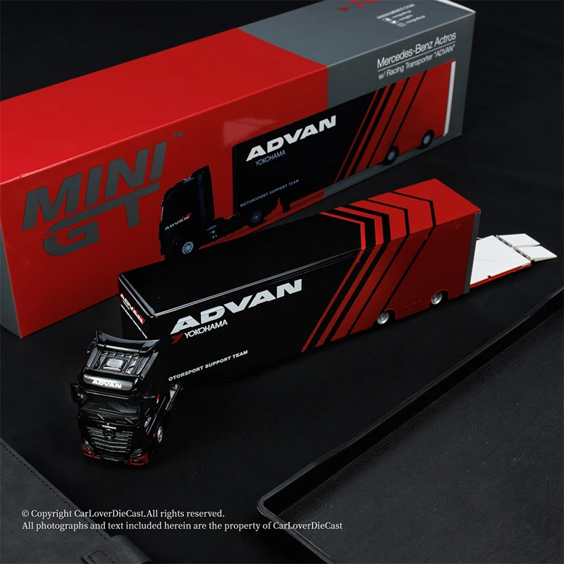 Мини-модель автомобиля GT 1:64 #741 ADVAN транспортный контейнер грузовик из