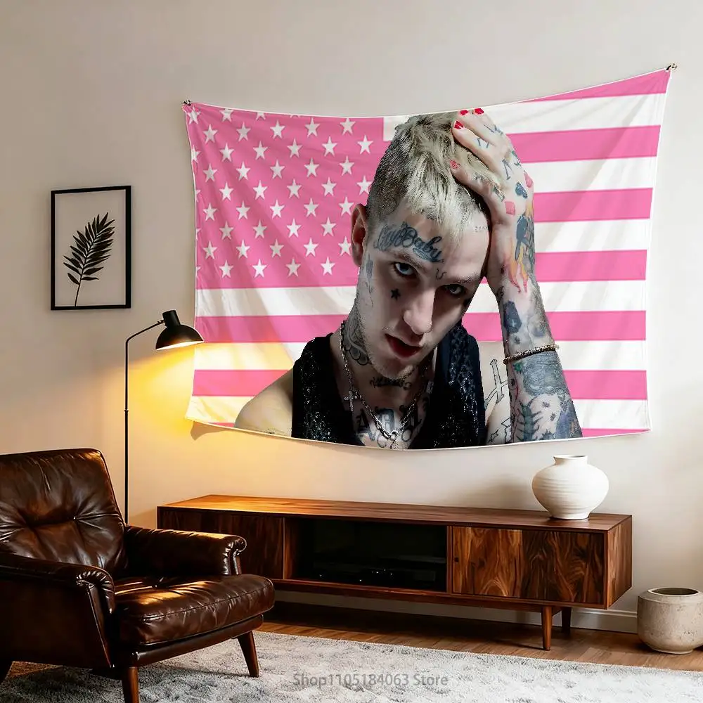 Фото Флаг Lil P-Peep для подарка, фанатский баннер, гобелен №1