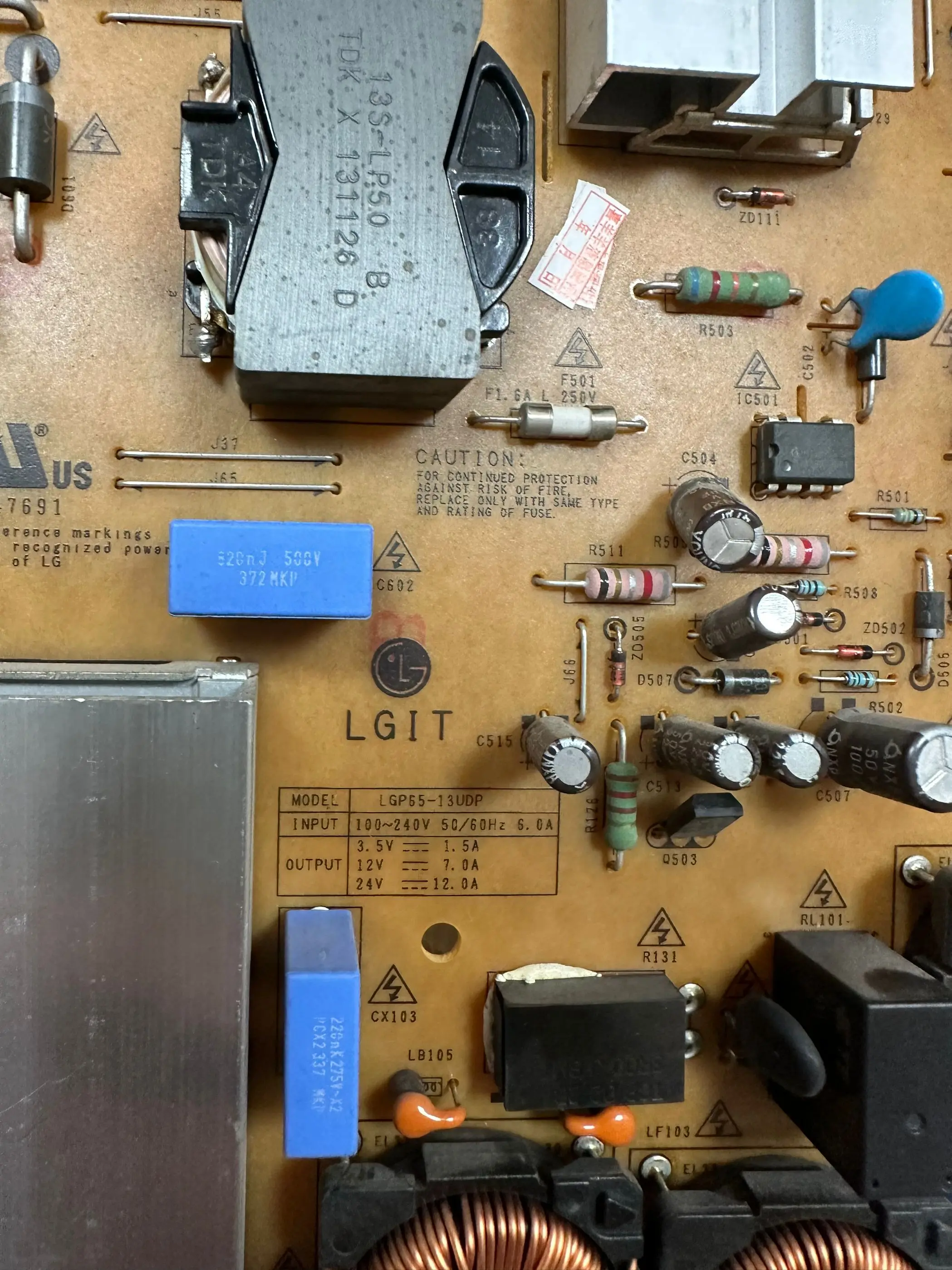 Для оригинальной 65LA9650/65LA9700-CA фотоплата EAY63069101 TV