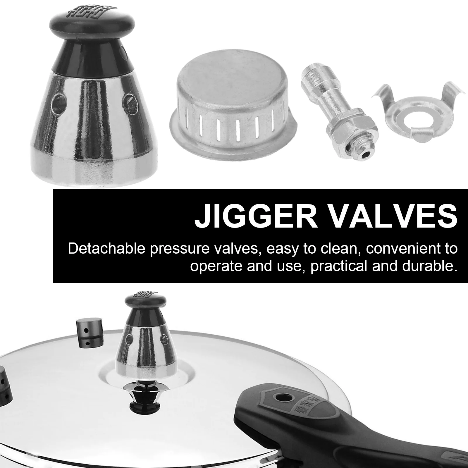 

Pressure Cookersteam Jigger Relief Replacement Floater Safety Release Accessories Sealer Cookers Parts Diverterexhaust Cap