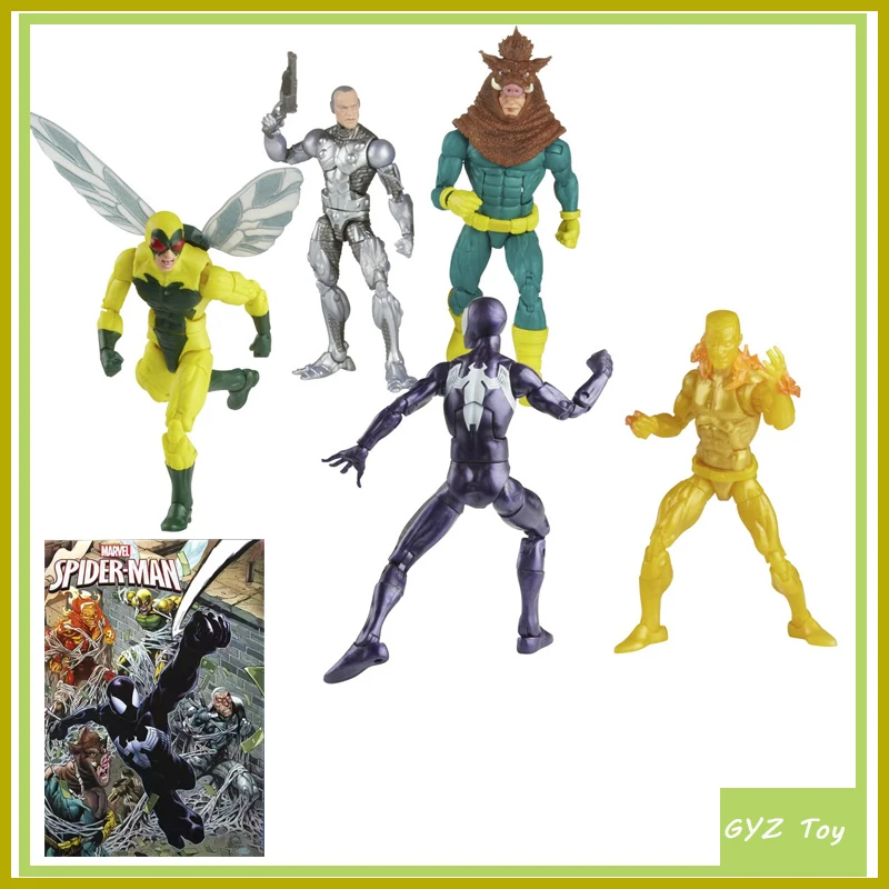

Original Marvel Legends Series Spider-Man Silvermane Zorback Action Figures Multipack Collectible Model Toy Kids Birthday Gift