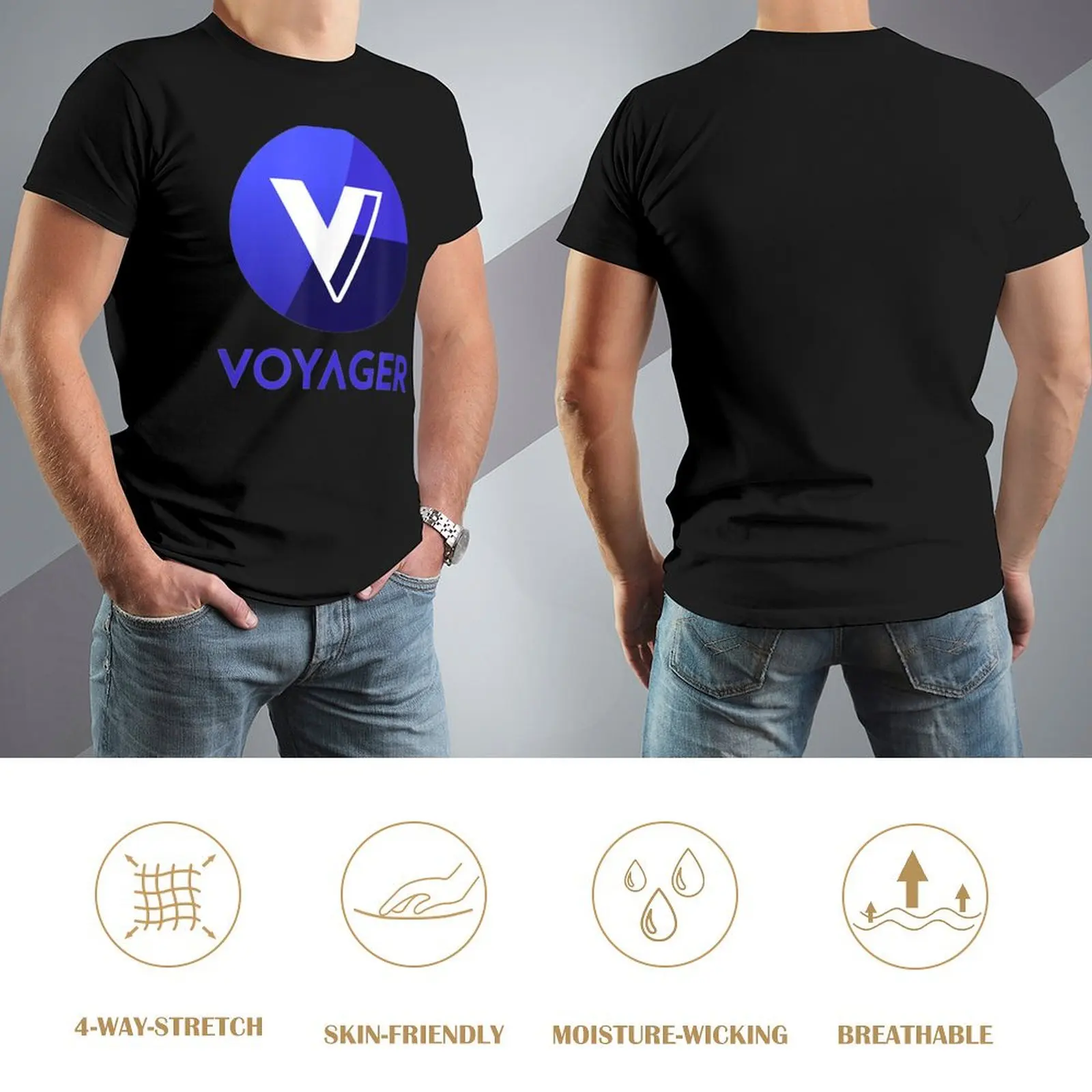 Voyager Token-футболка с криптовалютом VGX летний топ мужские футболки животным принтом