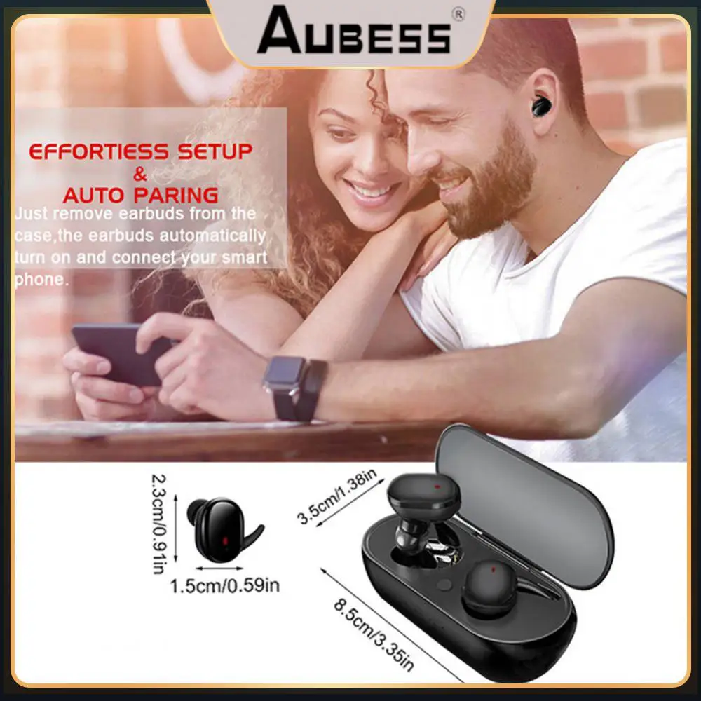

Stereo Sound Earbuds Ergonomical Exquisite Tws4 -compatible Earphone High Quality No Delay Waterproof Headset With Mic