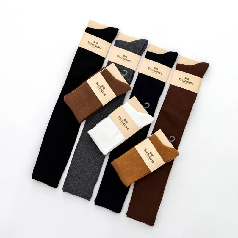 JK Thigh High Socks Long Socks Women's Autumn and Winter New Cotton Pressure Knee Socks Japanese Hold-Ups Stockings Women's All
