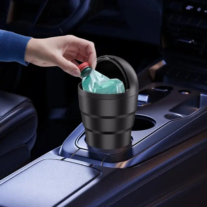 Мусорная корзина для автомобилей автомобильный контейнер мусора с откидной