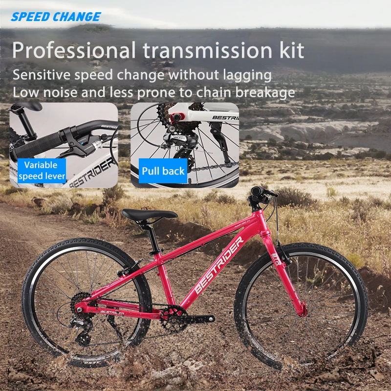 Китайский завод 24-дюймовый горный велосипед детский с рамой из алюминиевого