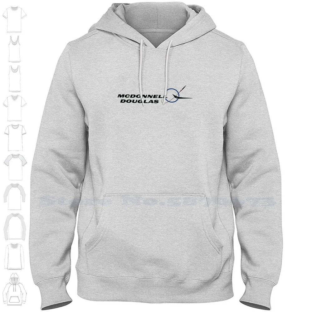 McDonnell Douglas Logo Brand 100% Cotton Sweatshirt Hoodie Top Quality Graphic Hoodies