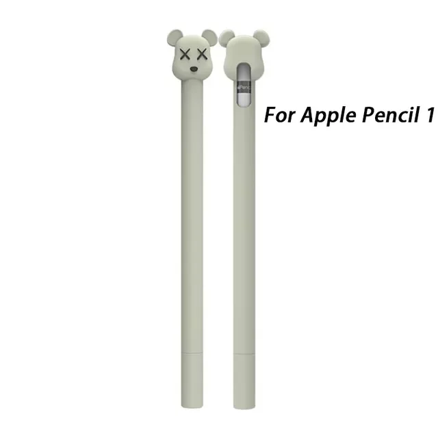 

For Apple Pencil 1 2 Case Bag Cute For iPad Tablet Touch Pen Stylus Protective Sleeve Cover CoqueBosrish Cartoon Brand Silicone