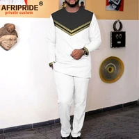 african clothing for men embroidery jacket and trousers 2 piece set bazin riche kaftan outfits for wedding evening a2216006