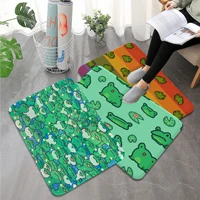 cute frogs room mats retro multiple choice living room kitchen rug non slip household carpets