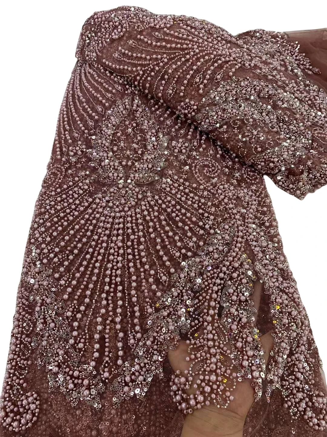 2025Новейшая нежная элегантная мягкая разноцветная роскошная кружевная ткань