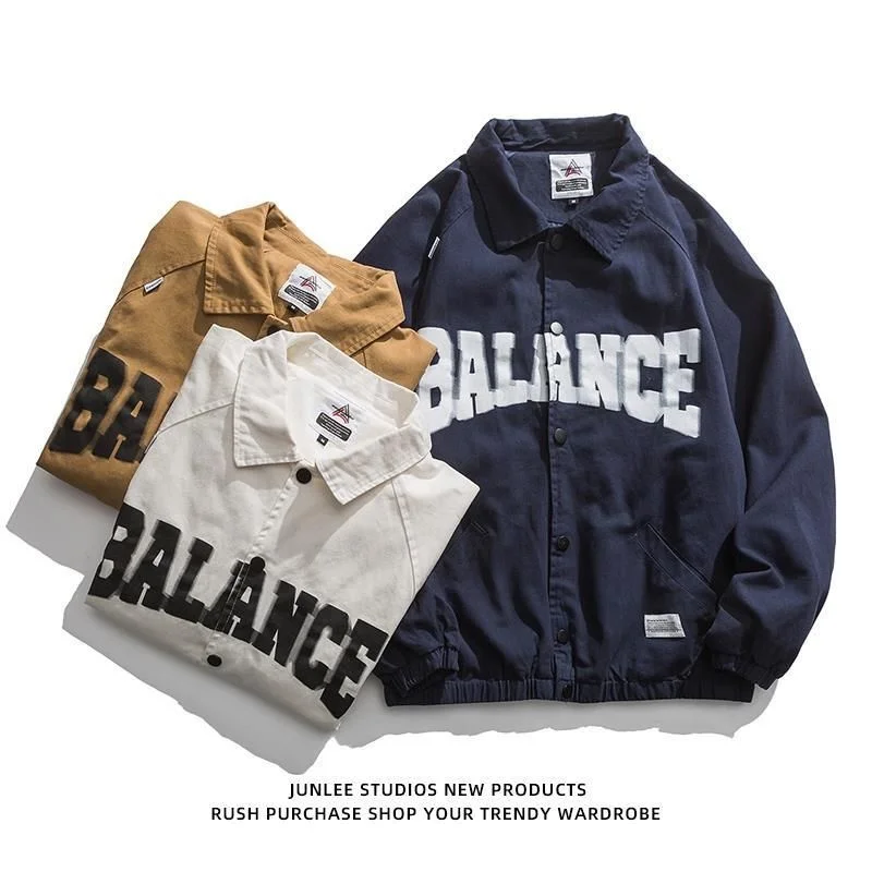 

Куртка Мужская/Женская тактическая, бейсбольная форма в гонконгском стиле, в стиле хип-хоп, с надписью, пальто на осень