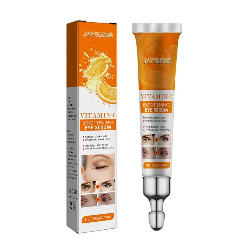 

Vitamin C Eye Serum Eye Brightening Cream With Hyaluronic Acid Firming Eye Cream For Puffiness Under Eye Bags & Dark Circles