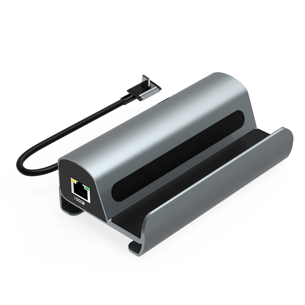 

Док-станция для игровой консоли, 6 в 1, 4K, 30 Гц, RJ45, PD60W, HDMI