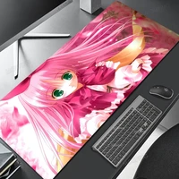 pink character kawaii girls gamer xxl mosue pad anime japanese rubber mat cute deskpad accessories computer desks gaming laptop