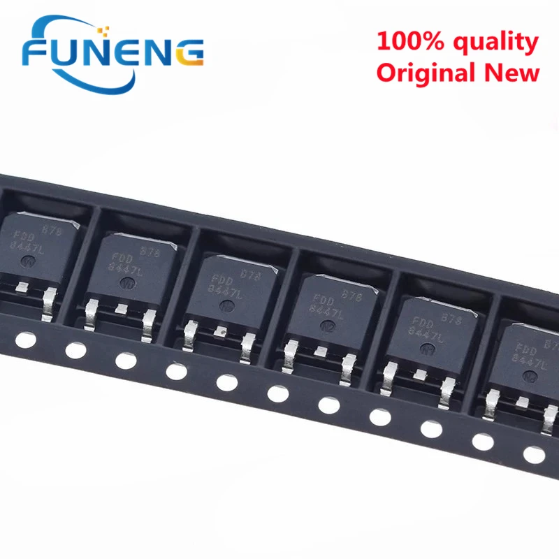 

100 шт. FDD8447L TO-252 FDD8447 TO252 8447 SMD новый МОП полевой транзистор