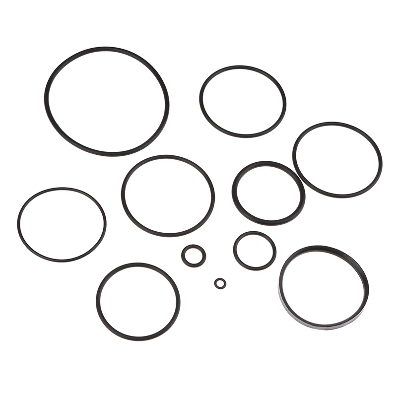 11Pcs CN55 CN70 CN80 Repair Kit Plastic O-Ring Set For Pneumatic Nail Gun Spare Parts For Coil Air Nailer Accessory