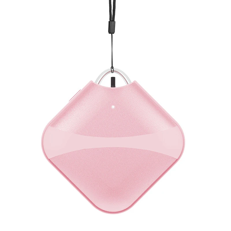 

Air Purifier Fashion Personal Wearable Mini Portable Hanging Neck Car Air Outlet Clip 5000W Negative Ion Purifier Pink