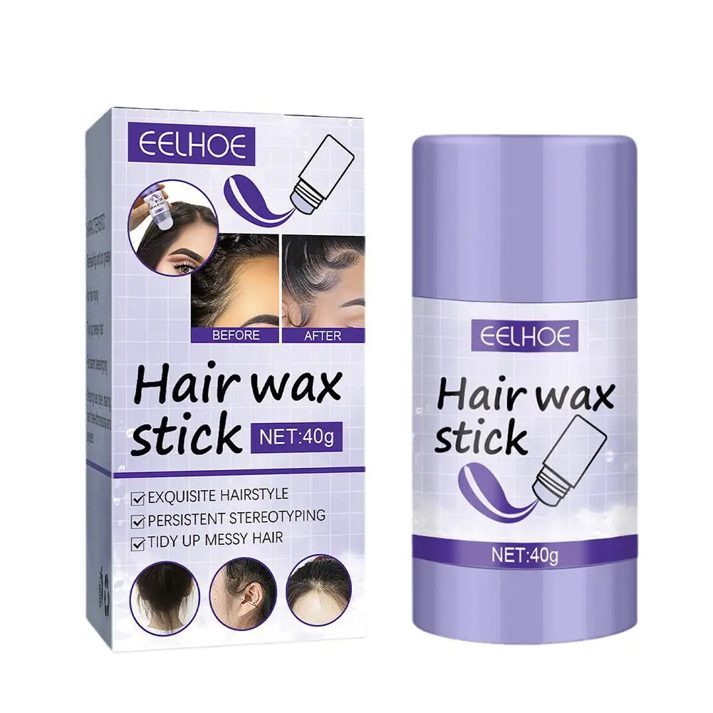 

40g Broken Hair Artifact Hair Wax Stick Gel Cream Styling Hair Frizz Fixed Fluffy Children Men And Women Styling Wax