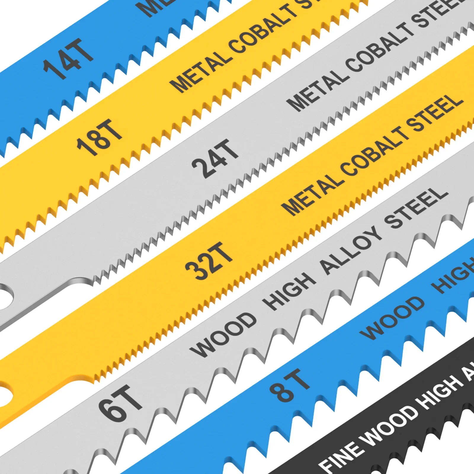 Набор Полотен Для Пилы Toorise 14-34 Шт. U-образная Ручка Высокоуглеродистая Сталь