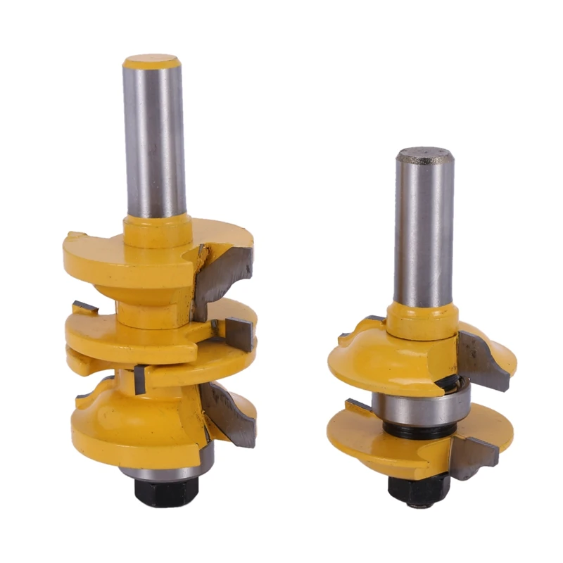 2 Pcs 1/2 Inch Shank Entry Interior Door Ogee Matched RS Router Bit Set