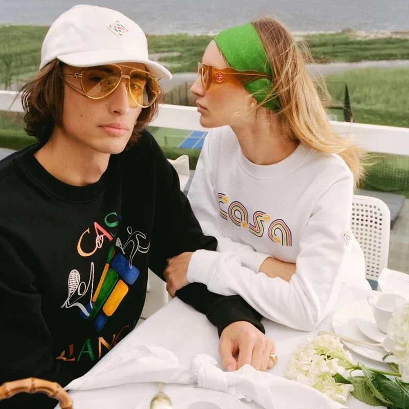 

Новинка 2023, толстовка с капюшоном Касабланки, пуловер, повседневный свитшот с принтом логотипа DiamondLetter, Мужская одежда, уличная одежда для мужчин